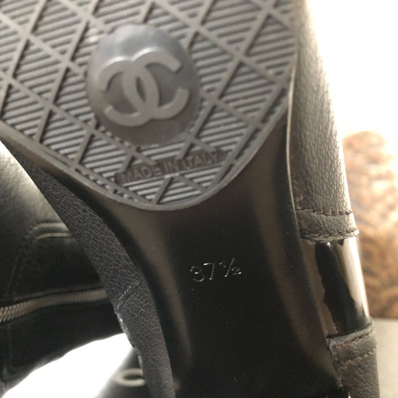 ❌SOLD❌NIB Chanel Leather High Boots - Picture 5 of 8